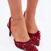 Szpilki Model Annivirae P-1450 Bordo – Step in style