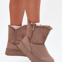 Śniegowce Model Evelira VL257P Dark Beige – Step in style