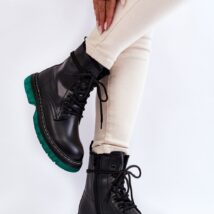 Botki Glany Model Trinah 22BT35-5079 Black_Green – Step in style