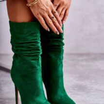 Botki Model Laguna C-252 Green – Step in style