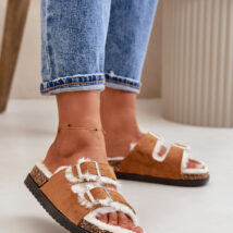 Kapcie Model Ezilena WSL-200 Camel – Step in style