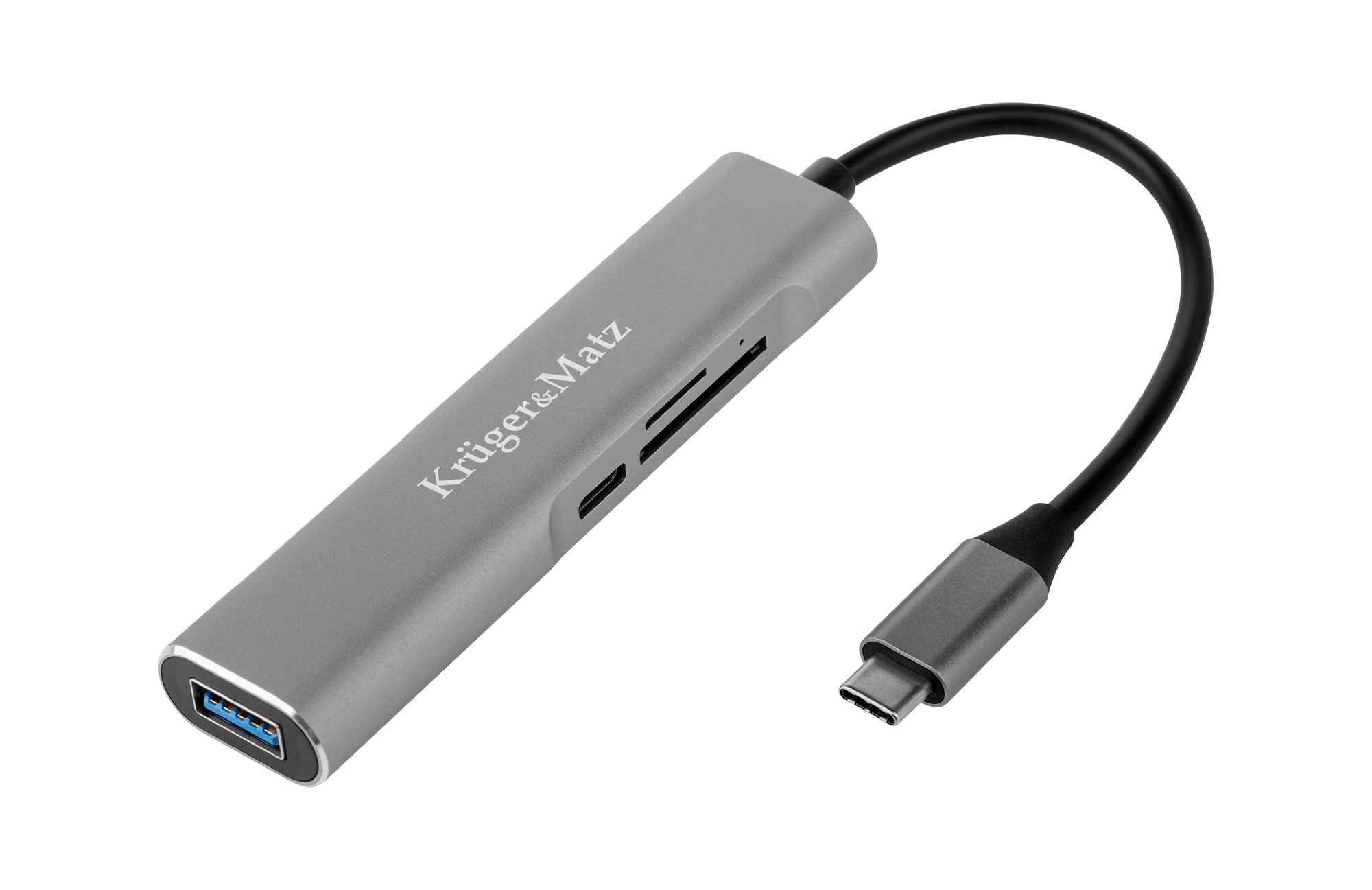 Adapter (HUB) USB typu C na HDMI/USB3.0/SD/MicroSD/C port - obrazek 2