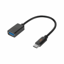 Adapter USB gniazdo A 3.0 – wtyk typu C OTG REBEL 15 cm