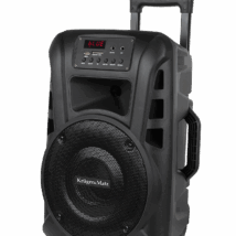 Aktywna kolumna głośnikowa (z 2 mikrofonami bezprzewodowymi UHF, SD, Bluetooth, FM, USB) 20 Watt