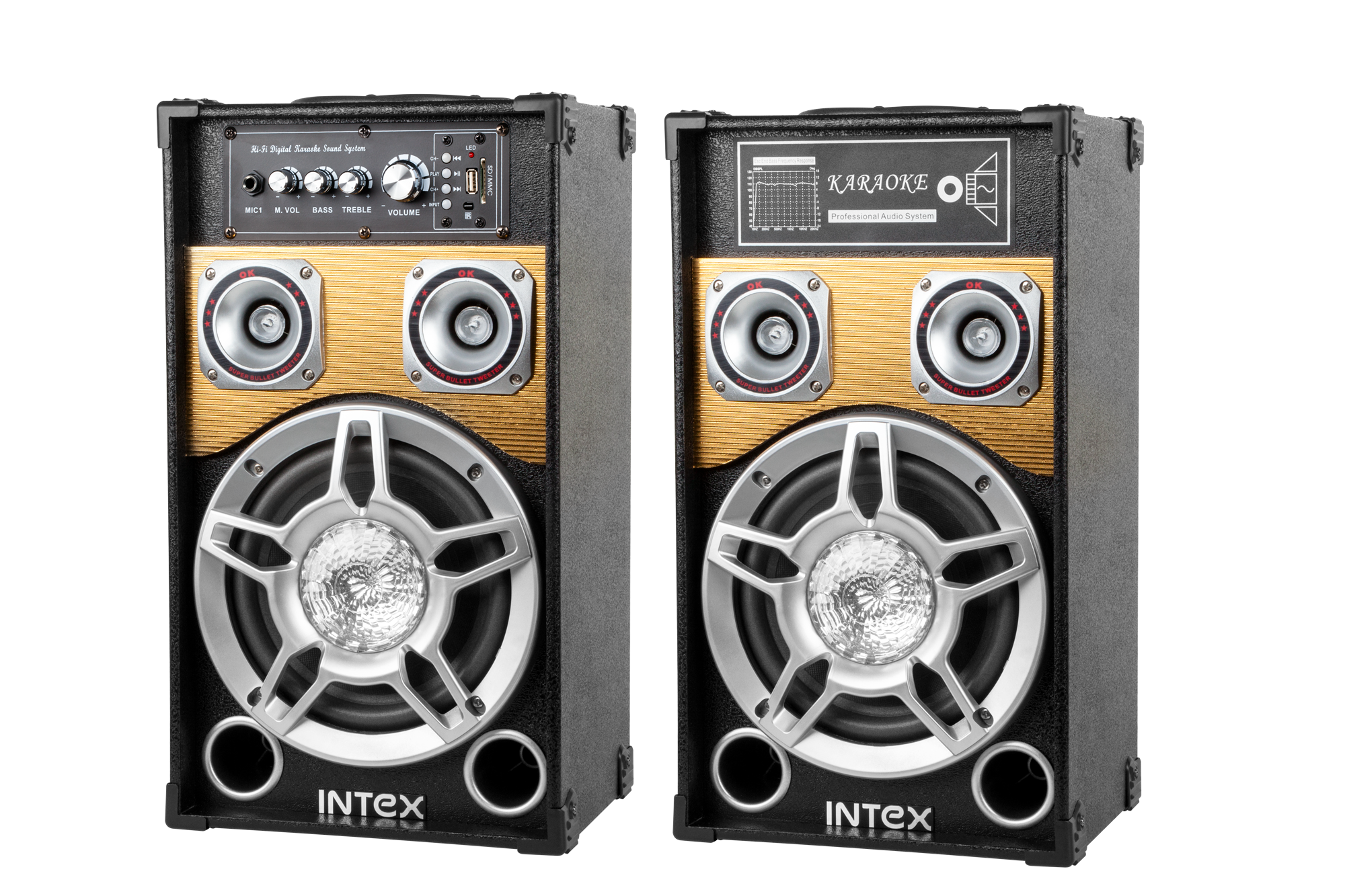 Aktywne kolumny głośnikowe Intex DJ-801