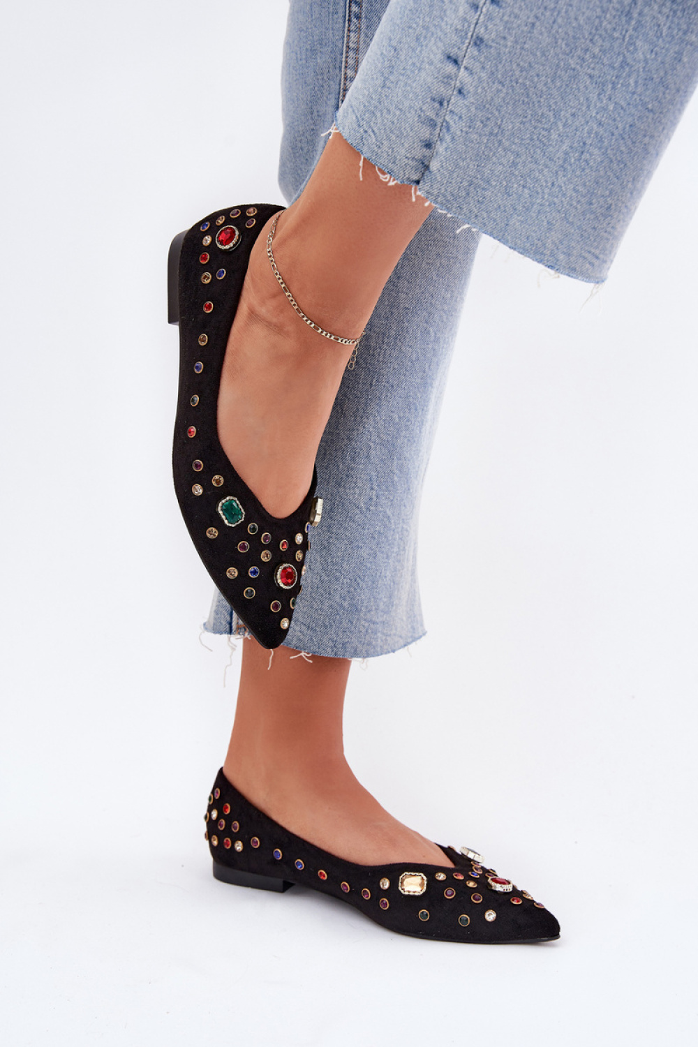 Baleriny Model Valena JH525P Black - Step in style