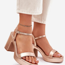 Sandały Model Lillita 6896 Pink/Gold – Step in style