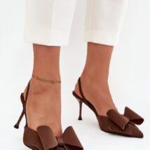 Szpilki Model Eklevia UC-158 Brown – Step in style