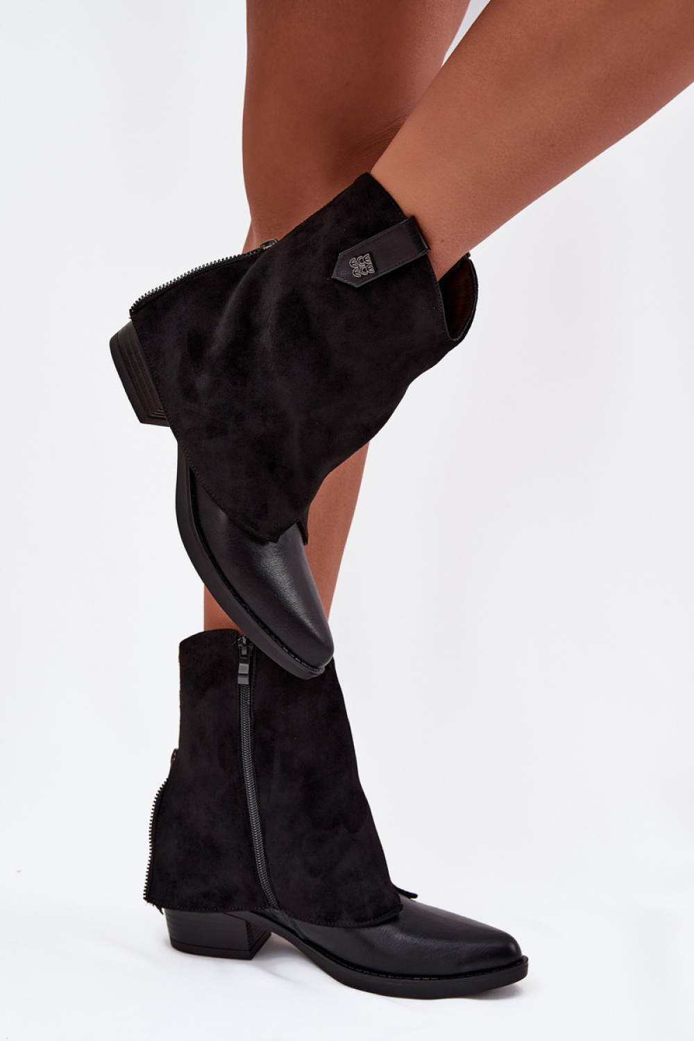 Botki Model Sylvette RMR2382-10 Black - Step in style - obrazek 3