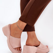 Sandał Klapki Model Afisal 1763 Pink – Step in style