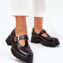 Półbuty Model Venda 1-7018 Black Lakier – Step in style