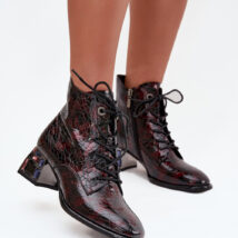 Botki Model Artiker 57C0130 Bordo – Step in style