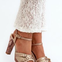 Sandały Model Maciejka 06564-22 Beige/Gold – Step in style