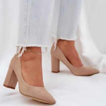 Czółenka Model Florena NF-47P Dark Beige – Step in style