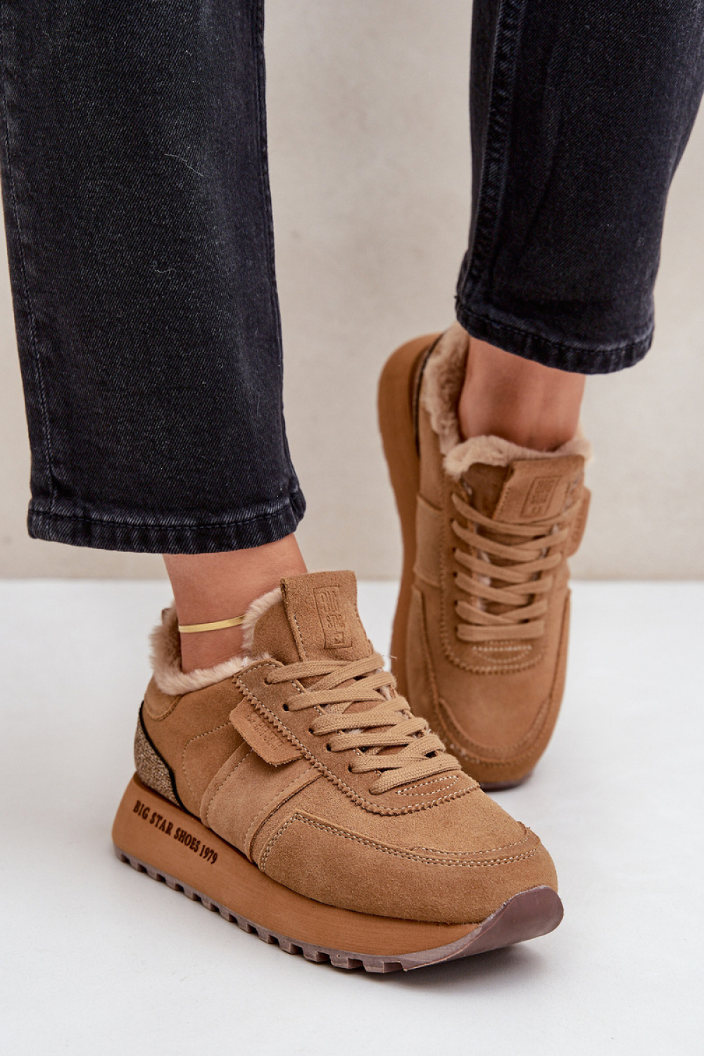 Buty Sportowe Model Big Star OO274578 Hi-Poly System Camel - Step in style - obrazek 3