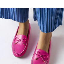 Różowe mokasyny z kokardką Via Foria – Solea