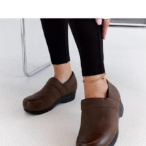 Brązowe półbuty na platformie Montoro – Solea