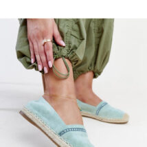 Zielone espadryle z cyrkoniami Abia – Solea
