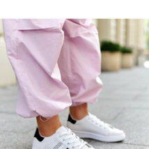 Biało-czarne sneakersy eko skóra Berdine – Solea