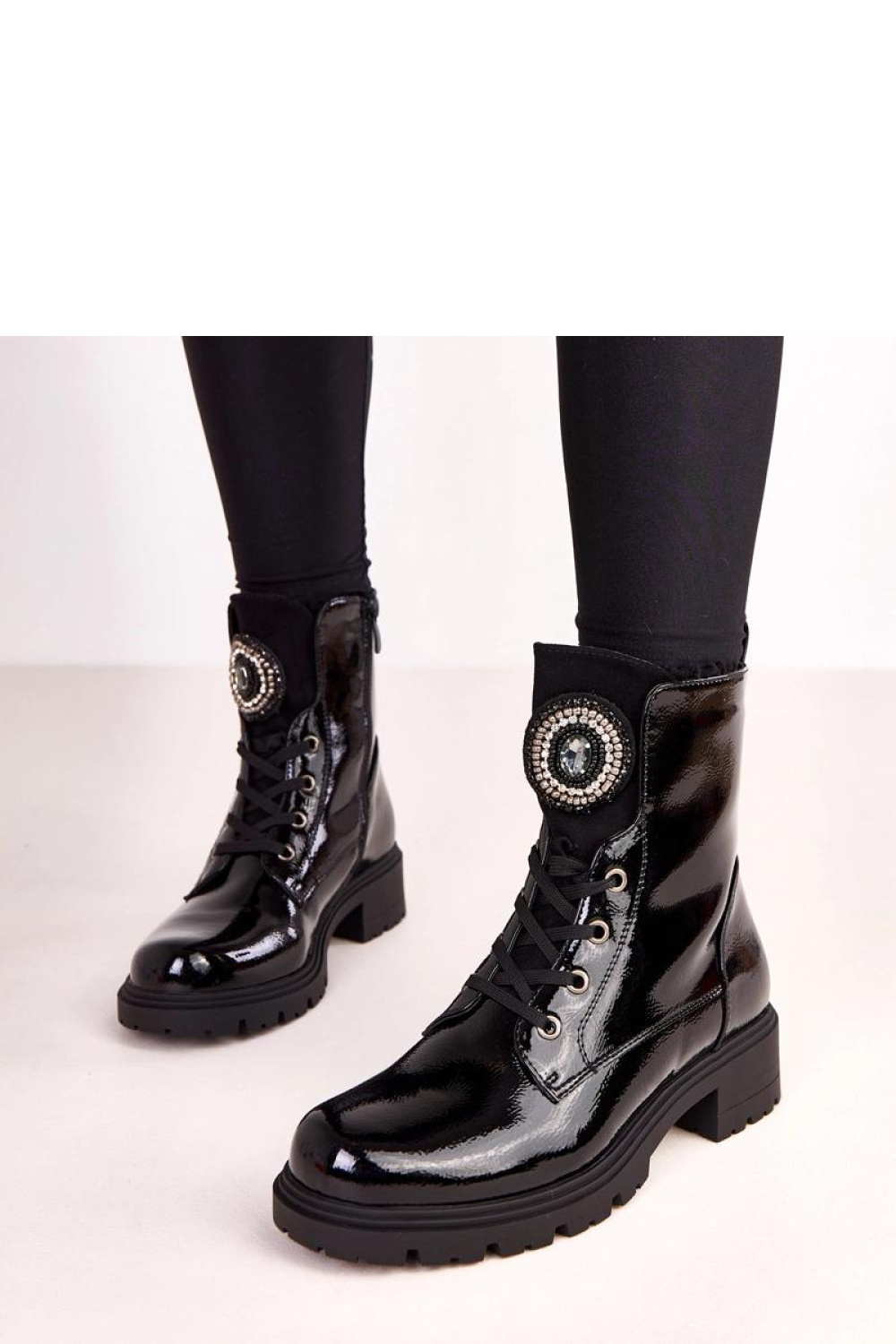 Workery Model Marrisa 21093 Black - Solea - obrazek 2