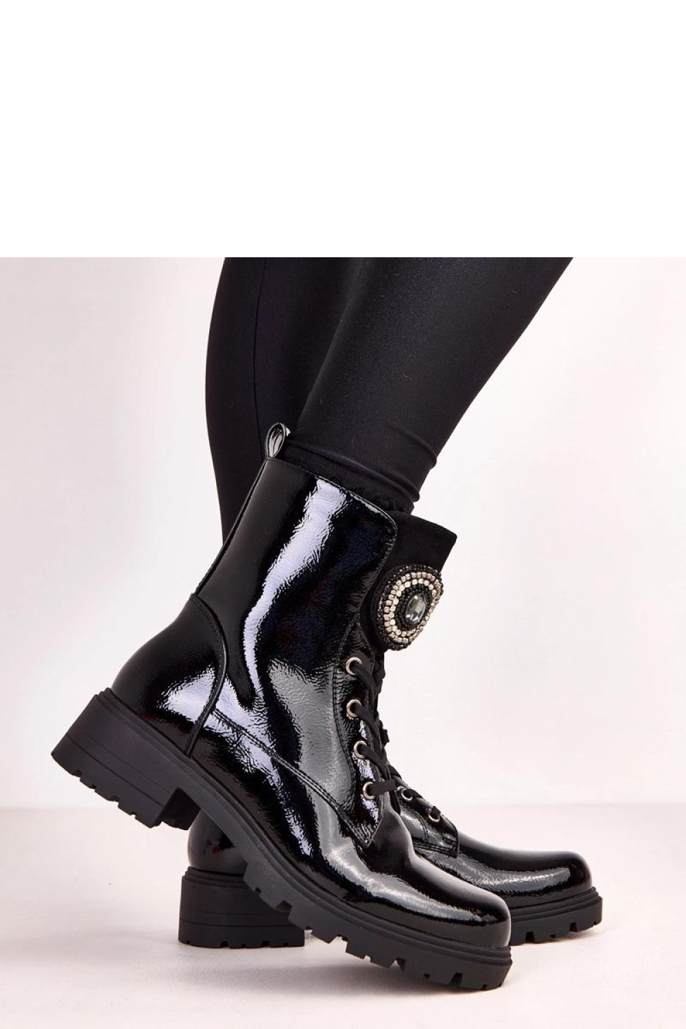 Workery Model Marrisa 21093 Black - Solea - obrazek 3