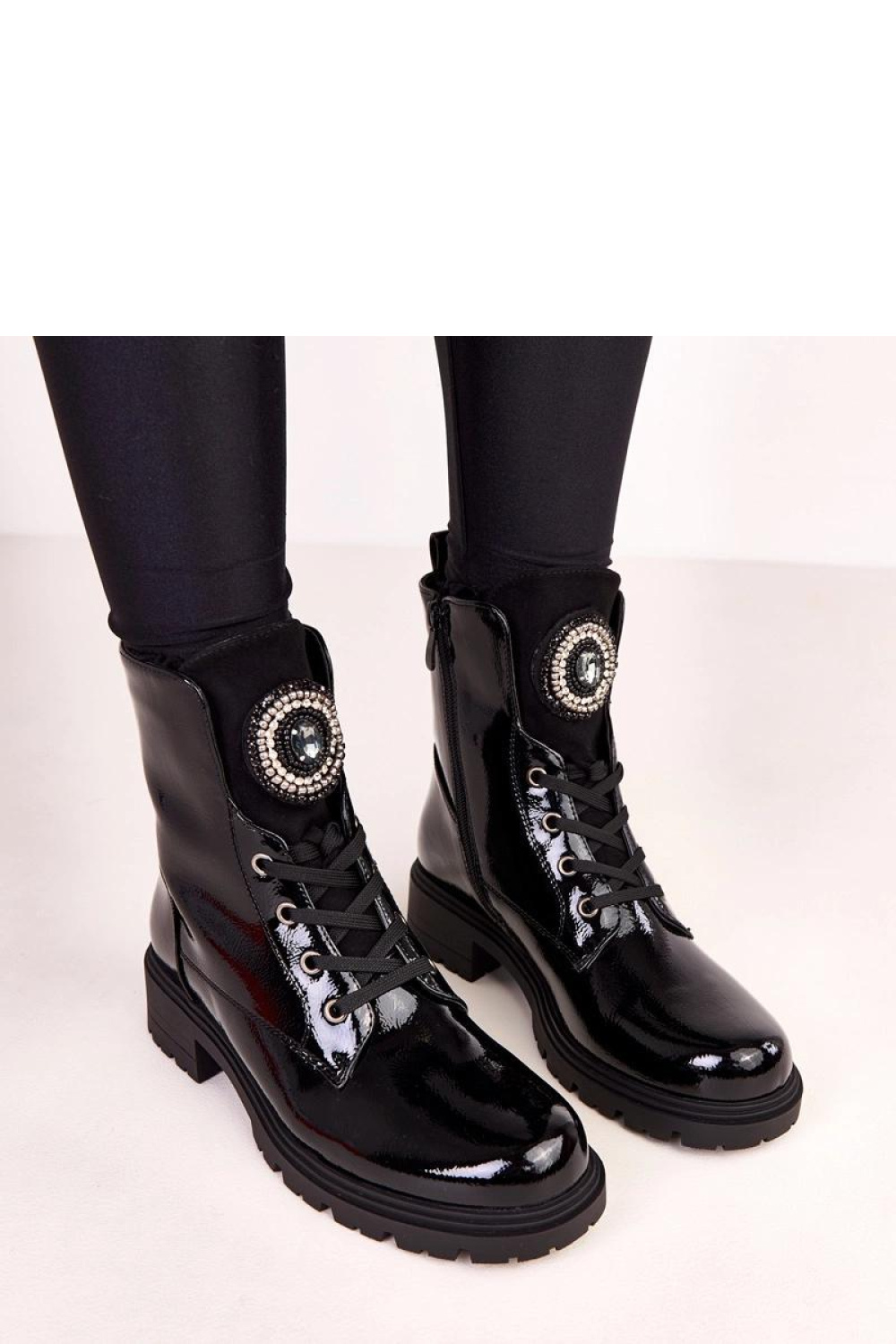 Workery Model Marrisa 21093 Black - Solea - obrazek 4