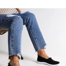 Czarne wsuwane tenisówki Shalha – Solea