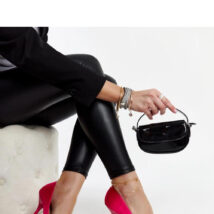 Różowe szpilki o satynowym wykończeniu z cyrkoniami Susegana – Solea