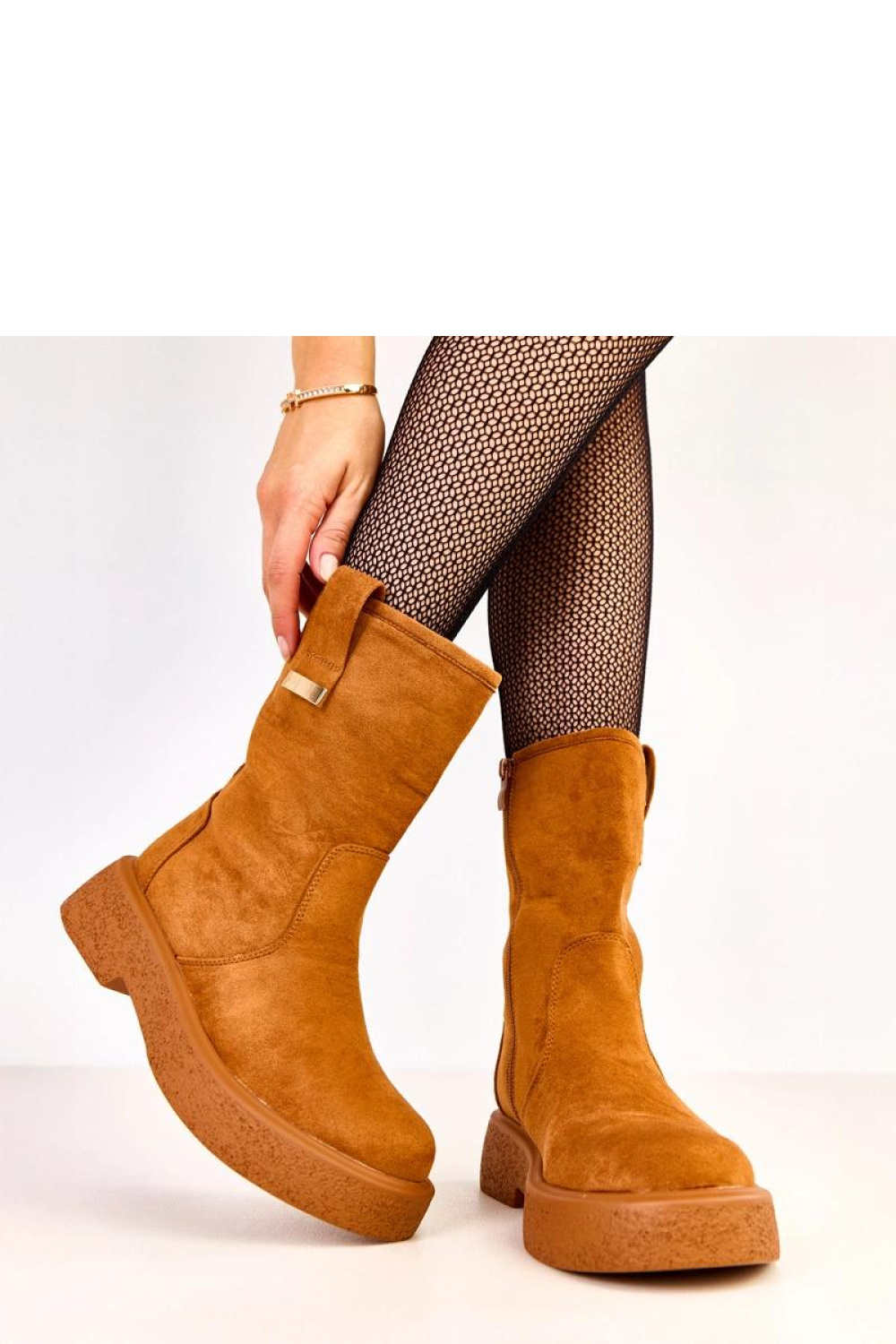 Botki Model Mileda LEI-85 Brown - Solea - obrazek 4