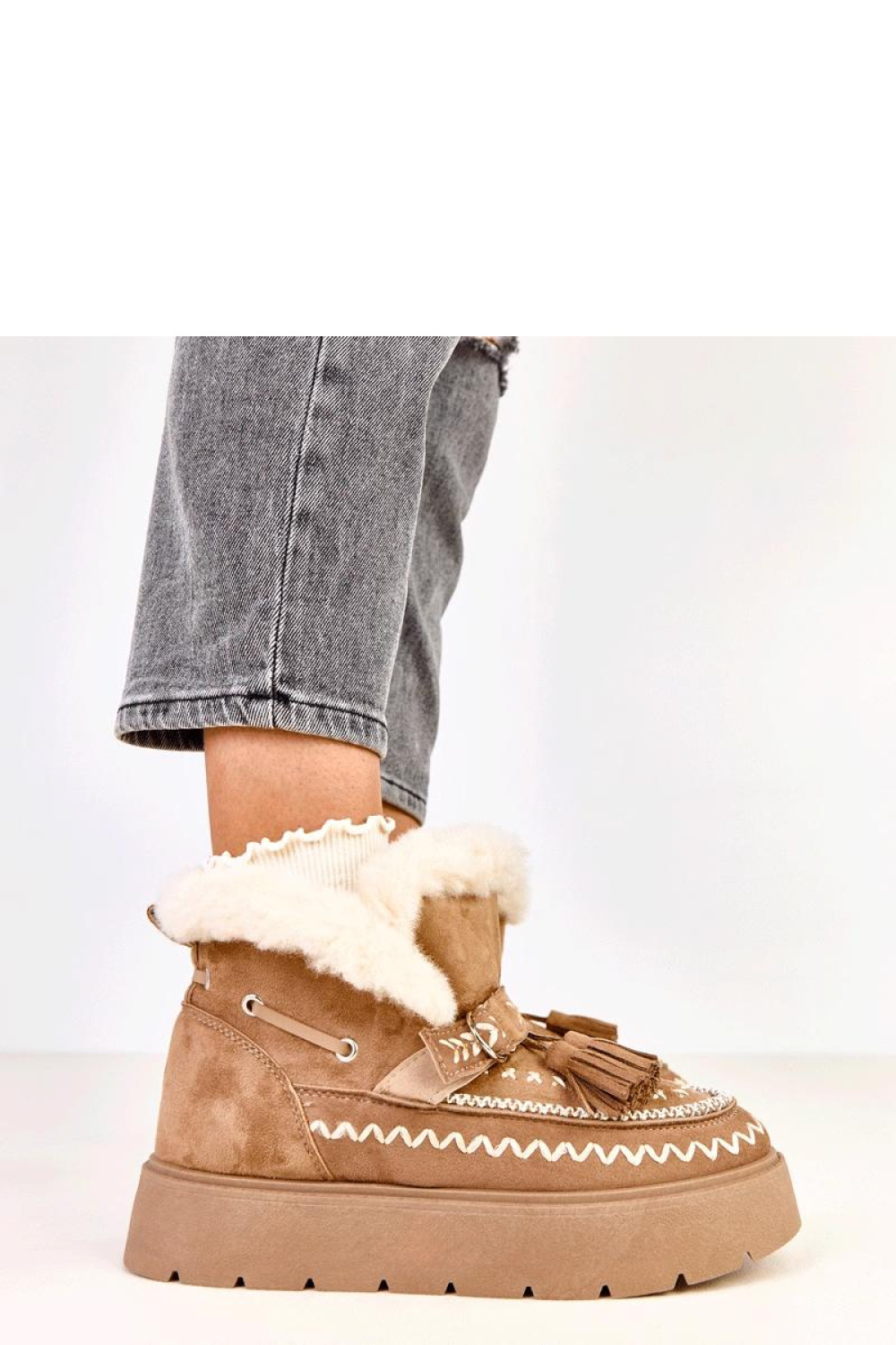 Śniegowce Model Maurisa C2068-5 Light Brown - Solea - obrazek 2