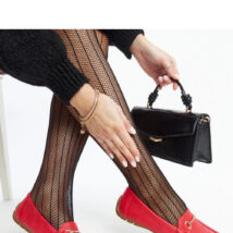 Czerwone mokasyny z ozdobną klamerką Adila – Solea