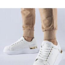 Białe sneakersy na platformie Ossona – Solea