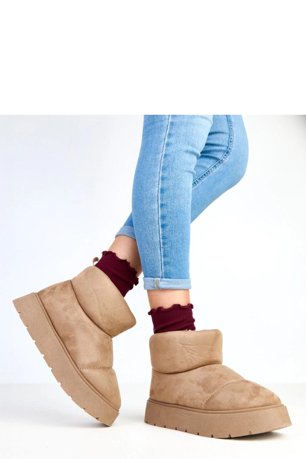 Śniegowce Model Ribeiro C2022-5 Dark Beige - Solea - obrazek 2