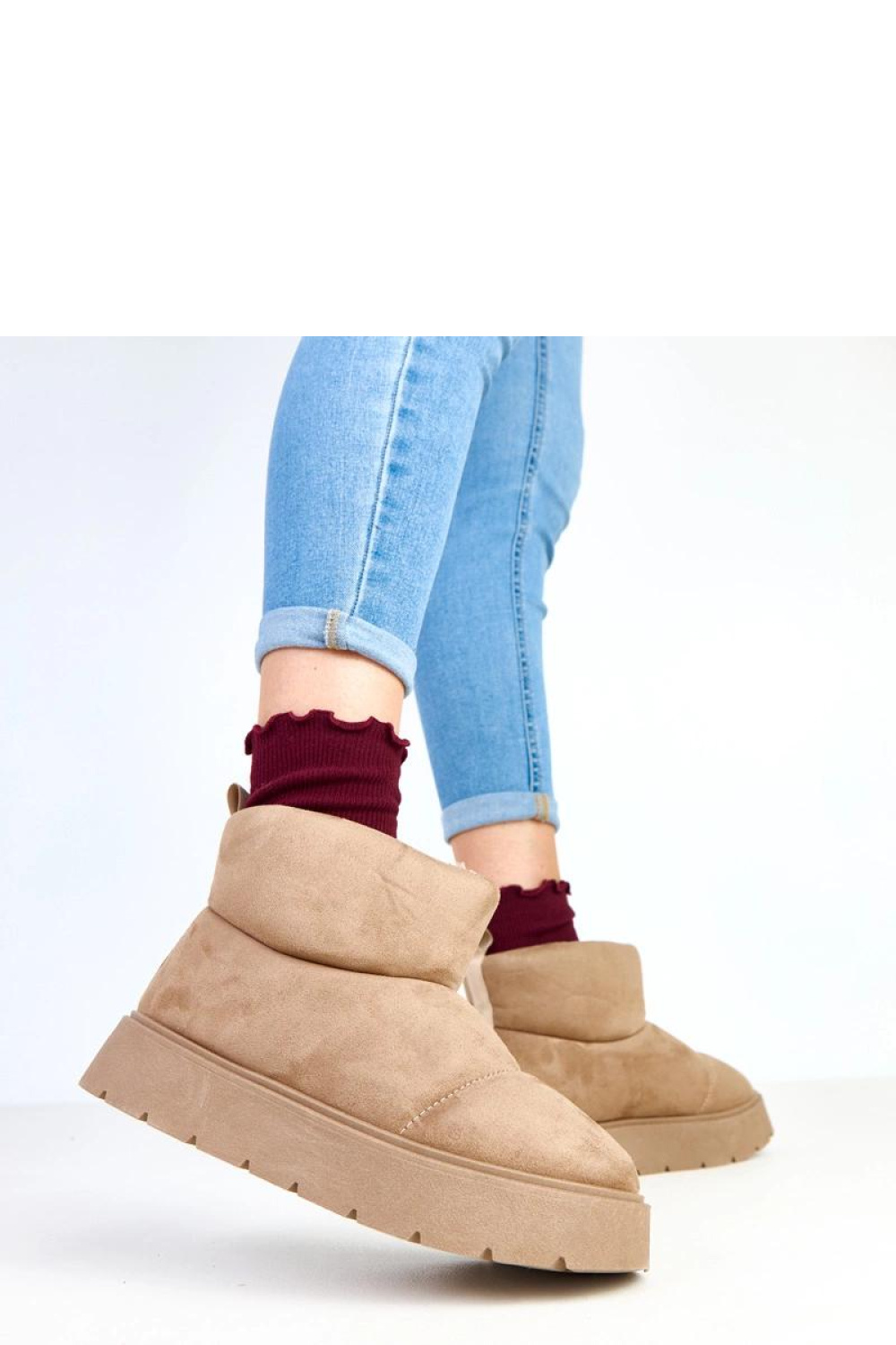 Śniegowce Model Ribeiro C2022-5 Dark Beige - Solea - obrazek 3