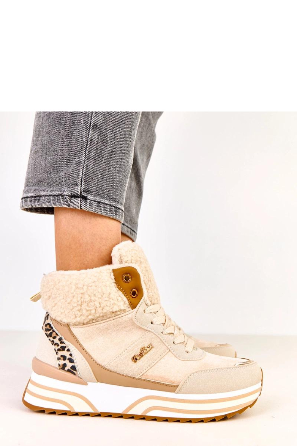 Buty Sportowe Model Mirasen EX5623-2 Beige - Solea - obrazek 2