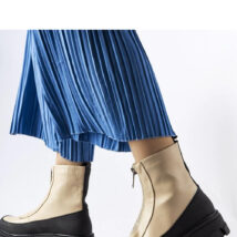 Beżowe masywne botki na zamek Morley – Solea