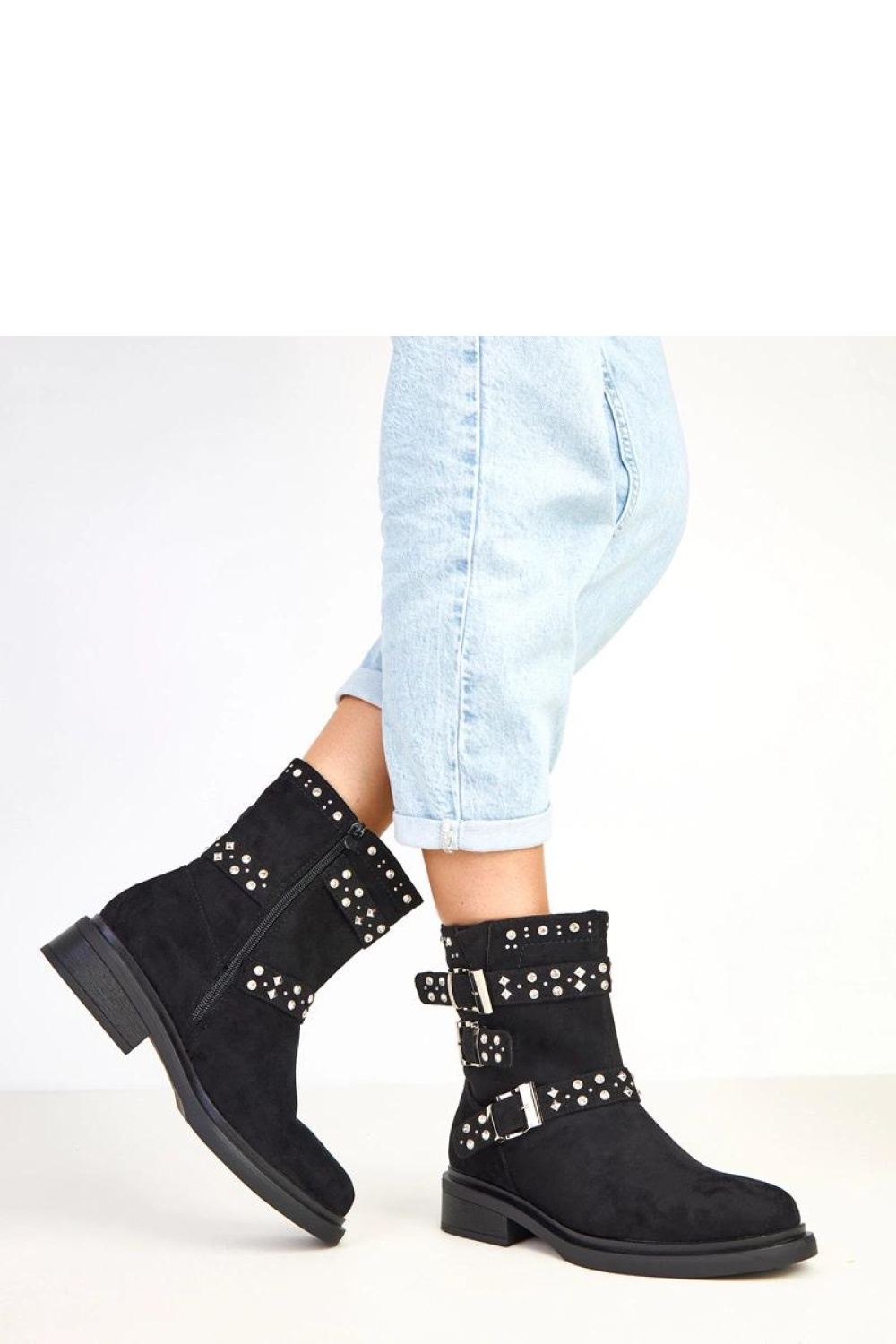 Botki Model Brosca E8633 Black - Solea - obrazek 2