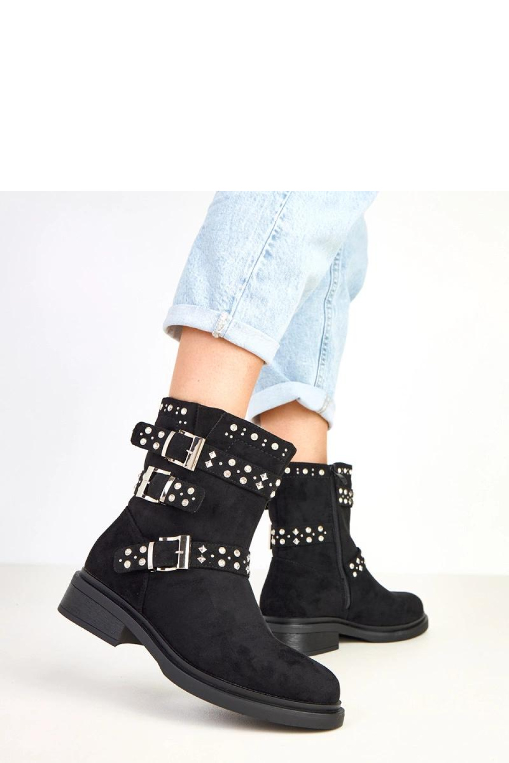 Botki Model Brosca E8633 Black - Solea - obrazek 3