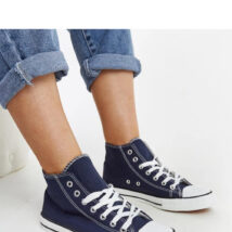 Granatowe wysokie trampki Eliska – Solea