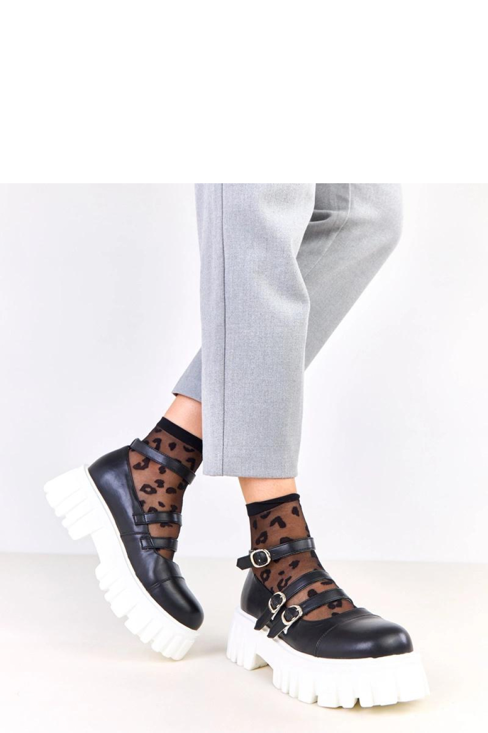 Półbuty Model Jastina C21-82713 Black - Solea - obrazek 2