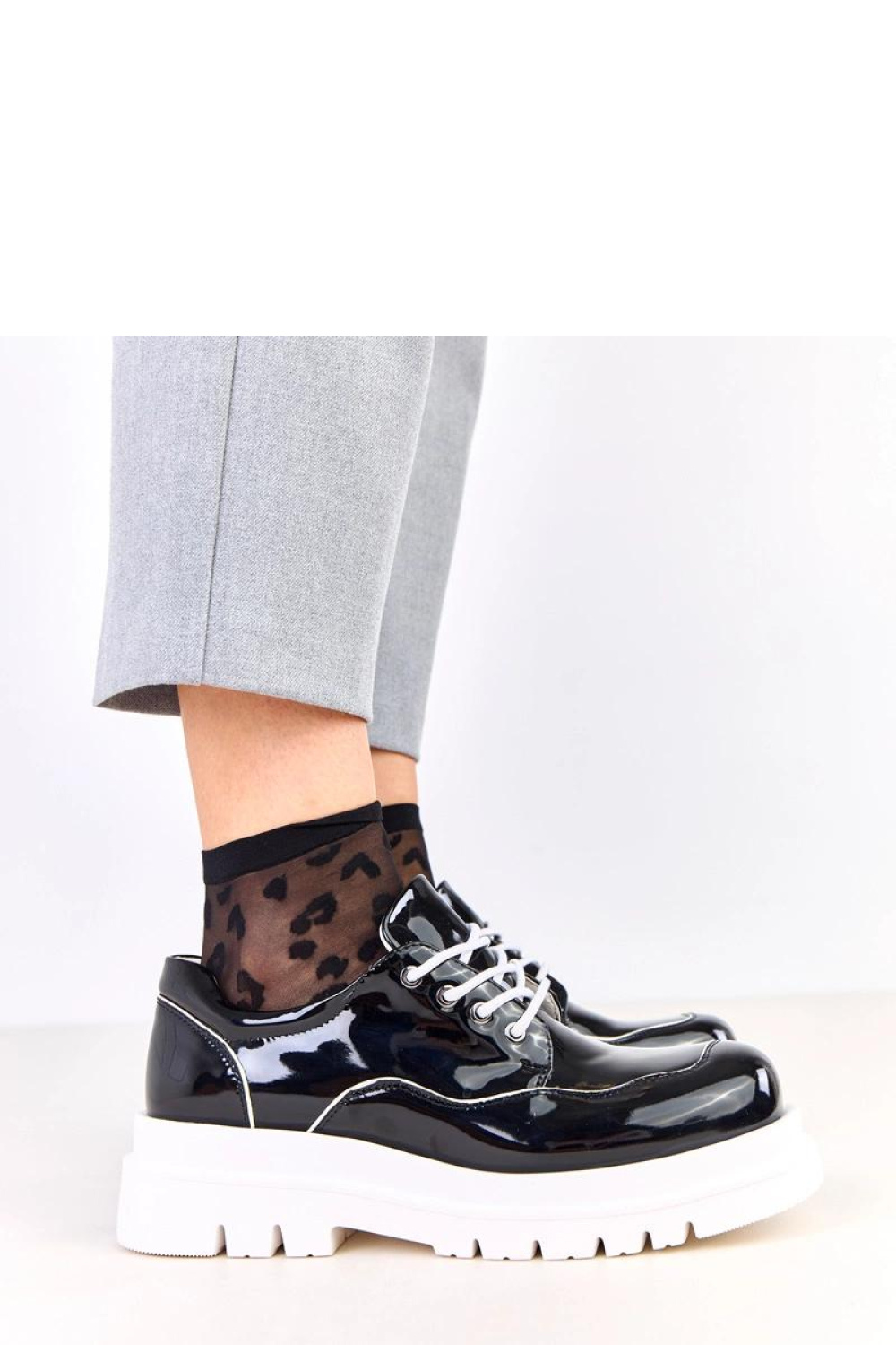 Półbuty Model Cheshire C21-80718-2 Black - Solea - obrazek 2