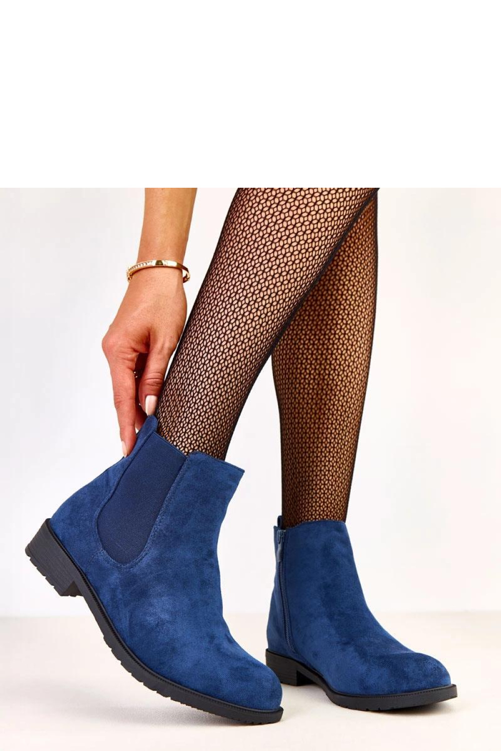Botki Model Salomi YESY817 Navy - Solea - obrazek 3