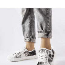 Czarne trampki z efektem sprania Clavet – Solea