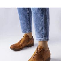 Brązowe wsuwane ażurowe półbuty Seymour – Solea