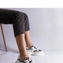 Biało-czarne sneakersy sportowe Sulamita – Solea