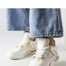 Beżowe sneakersy z łączonych materiałów Malas – Solea