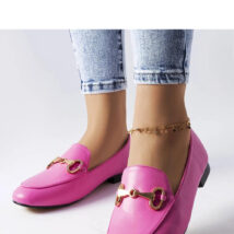 Różowe mokasyny z klamerką Philip – Solea