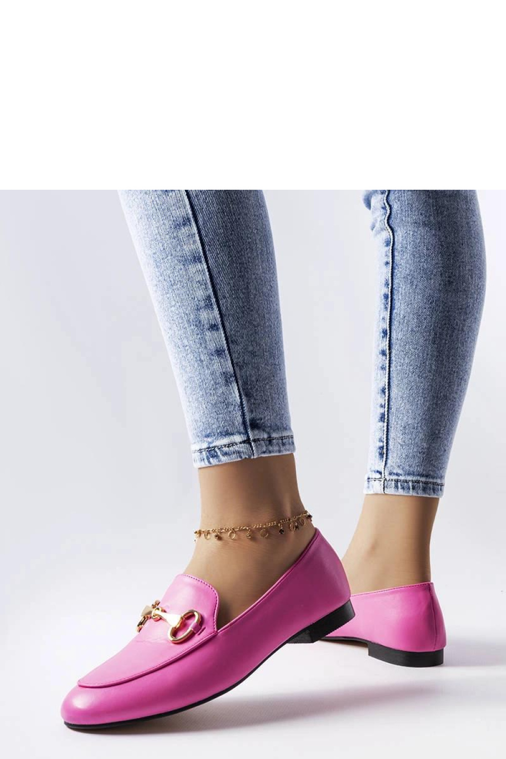 Różowe mokasyny z klamerką Philip - Solea - obrazek 2