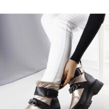 Złote śniegowce z łańcuchem Ephraim – Solea