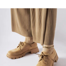 Brązowe półbuty na masywnej podeszwie Coleman – Solea